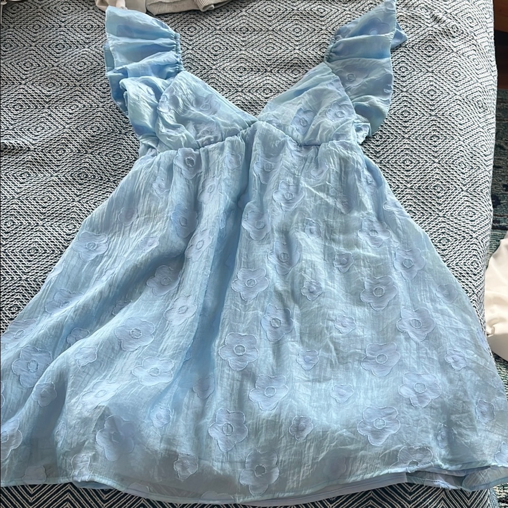 Blue Mini Dress